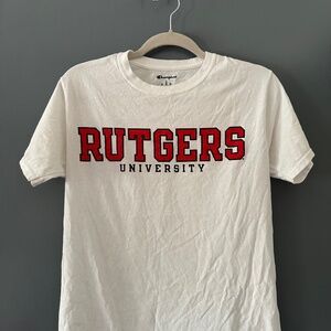 Rutgers University Official Champion t shirt
